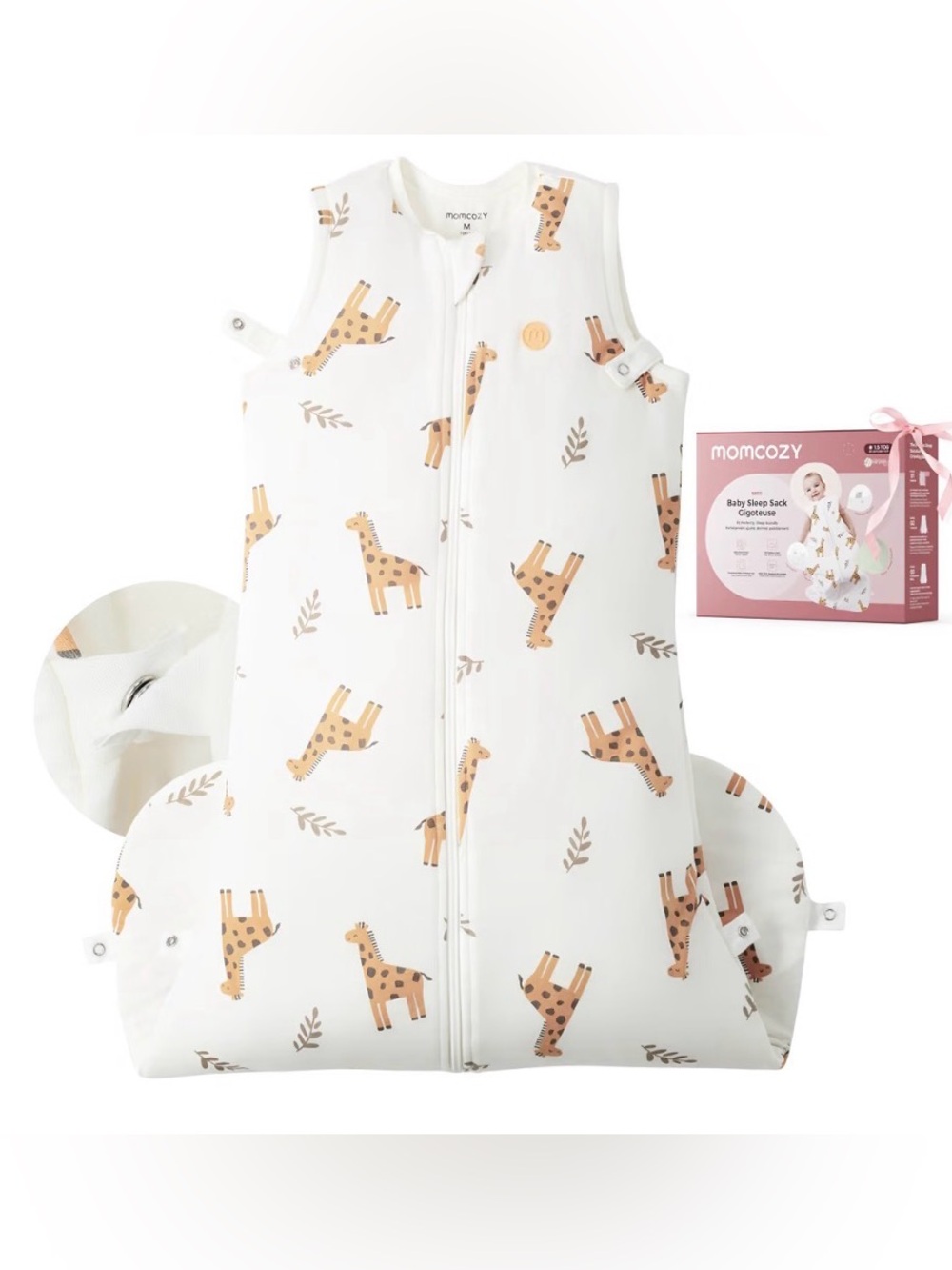 NIB - Momcozy Sleep Sack for Baby 6–12 Months, 1.5 TOG Baby Wearable Blanket